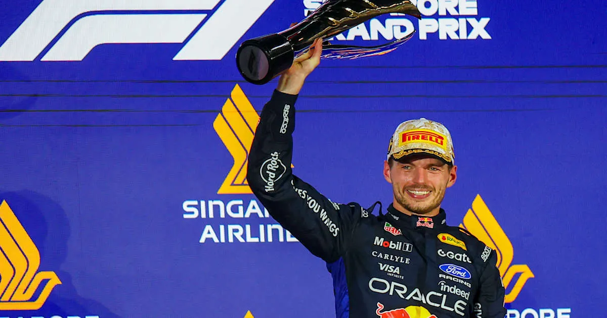 Max Verstappen Ungkap Masalah Fisik Ekstrem Usai Kemenangan GP Singapur 2026