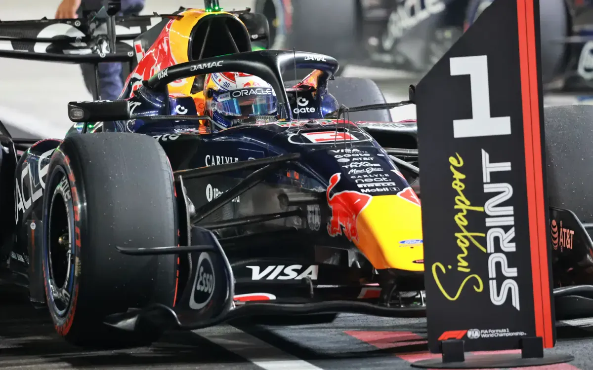 Verstappen Takes Singapore Sprint Pole Amid Investigation Threat