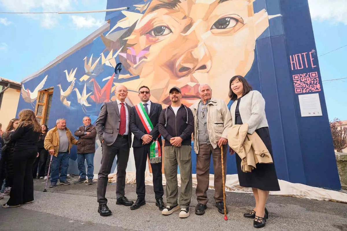 Mazda Unveils Powerful Hiroshima Peace Mural Artwork in Italy for 2026
