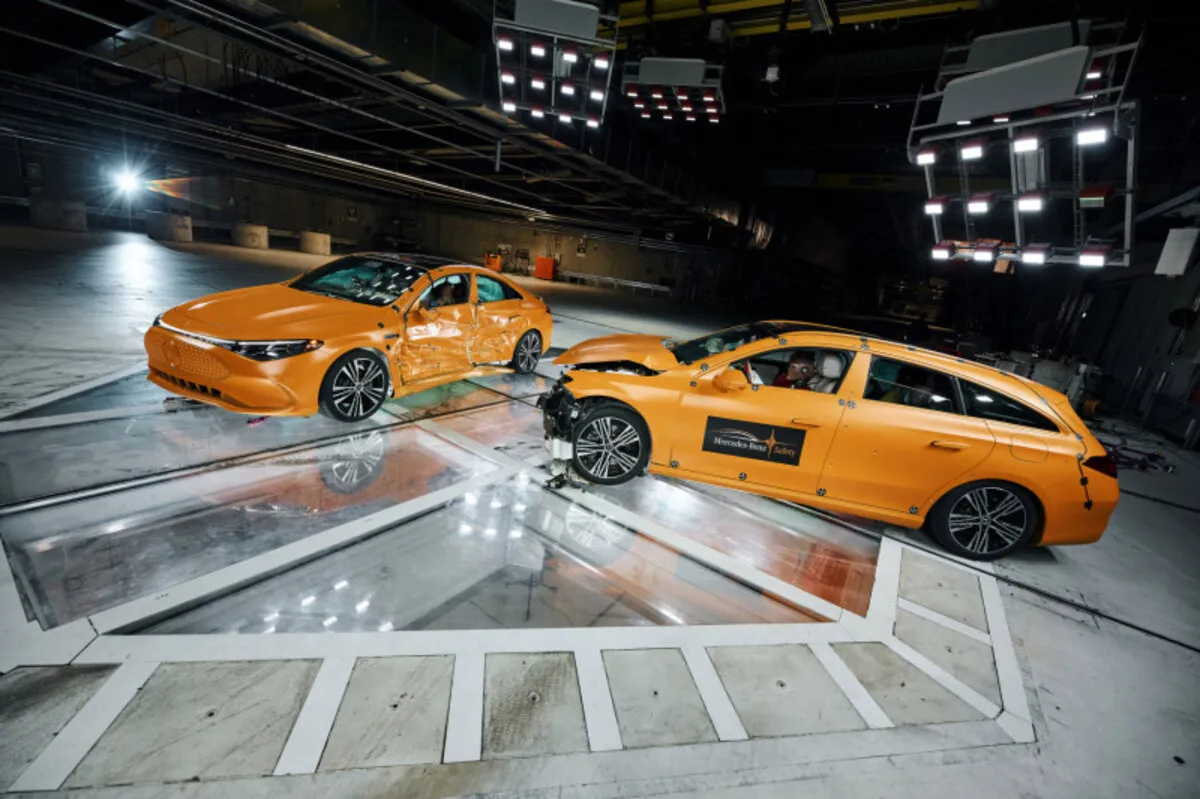 Mercedes Tests 2026 CLA Safety with High Speed Side Impact Crash Test