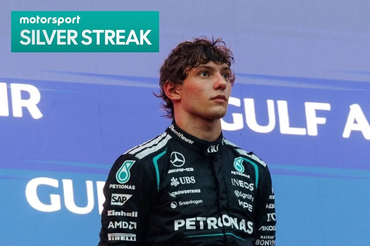 Mercedes Pokes Fun at Kimi Antonelli Over Podium Rosewater Blunder