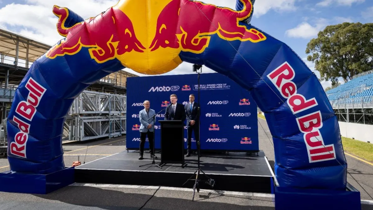 Red Bull Named Title Sponsor for 2027 Australian MotoGP in Adelaide