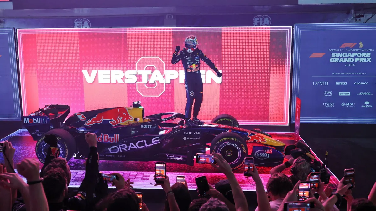 Updated 2026 F1 Standings: Verstappen Wins in Singapore as Antonelli Nears Title Glory