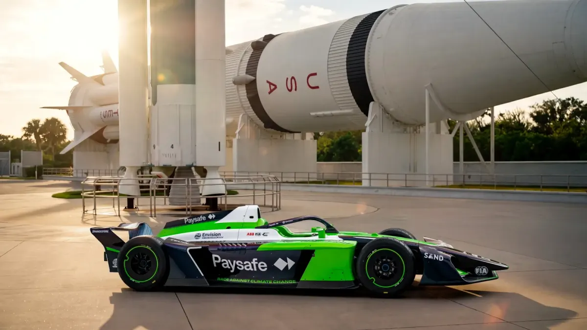 Paysafe Envision Formula E Pamer Livery GEN4 di Cape Canaveral