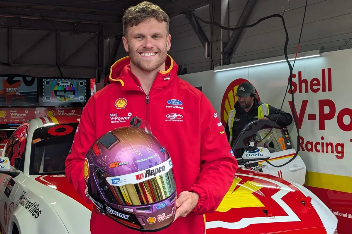 Brodie Kostecki Special Race-Worn Helmet Up for Auction