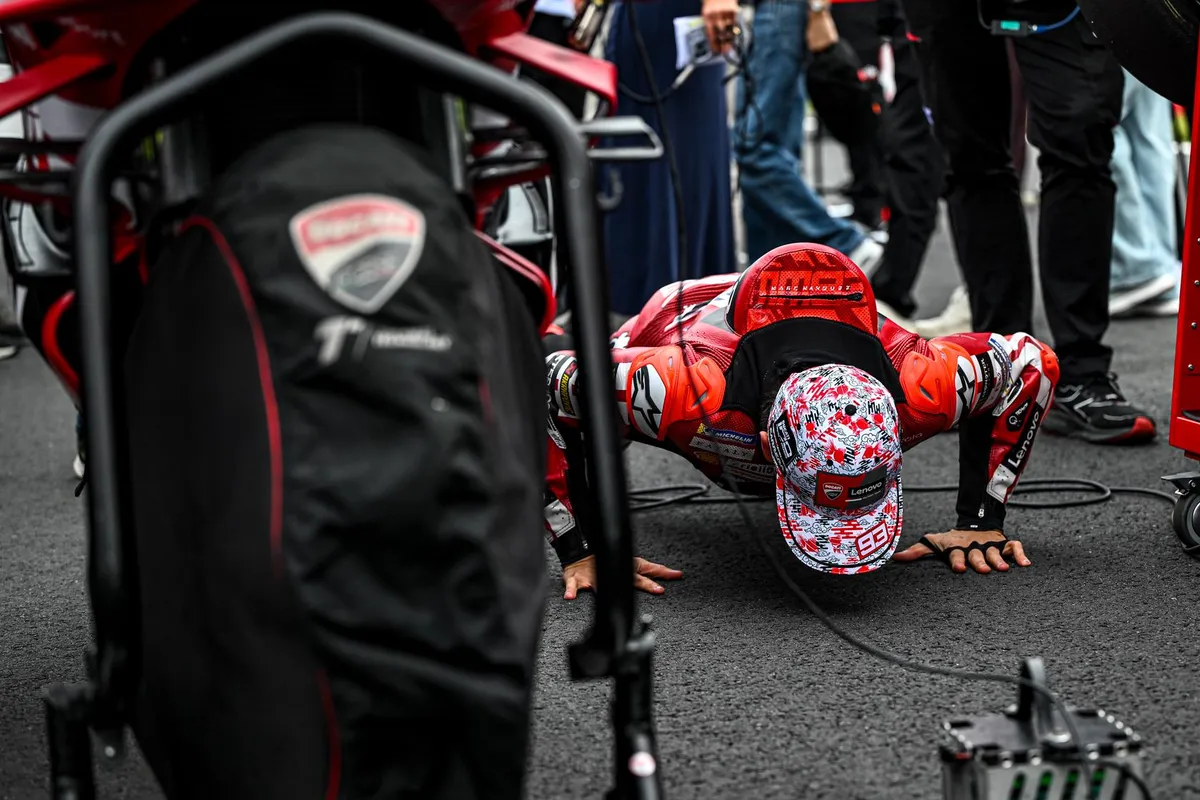 Alasan Marc Marquez Lakukan Push-up di Startgrid MotoGP Jepang