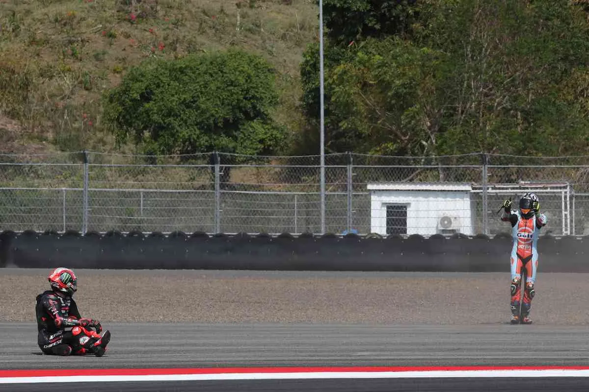 Raul Fernandez and Marco Bezzecchi Clash Again in Indonesian MotoGP Warm Up