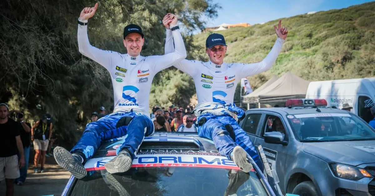 Roope Korhonen Survives Late Drama to Snatch WRC2 Win by 0.7s