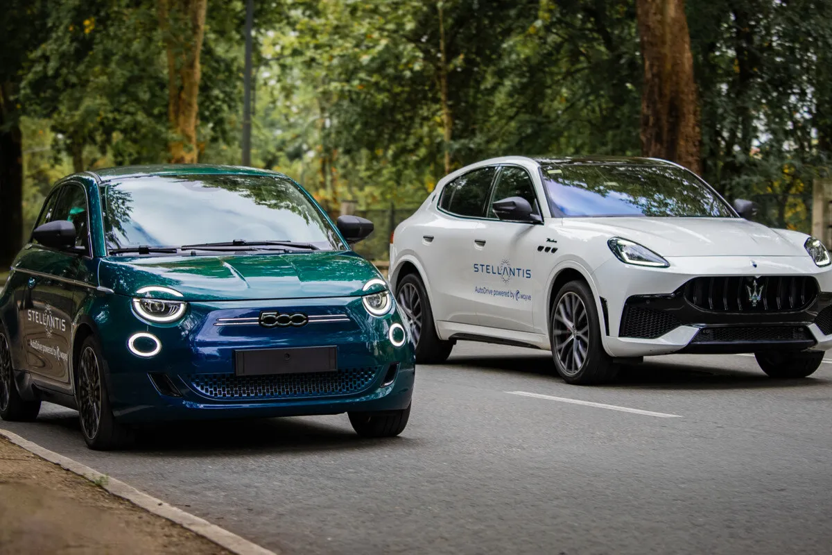 Stellantis Showcases Wayve AI in Fiat 500e and Maserati Grecale