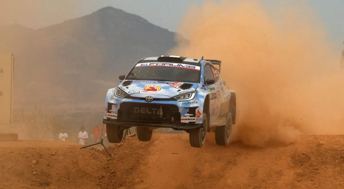 Suninen's Victory Hopes Dashed in WRC2 Sardinia