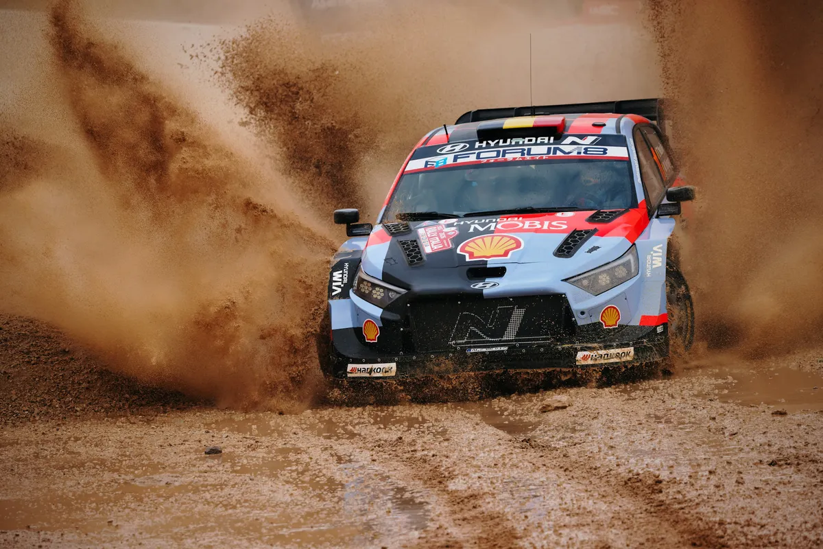 Neuville Snatches Sardinia Lead, Hyundai 1-2 on Day One