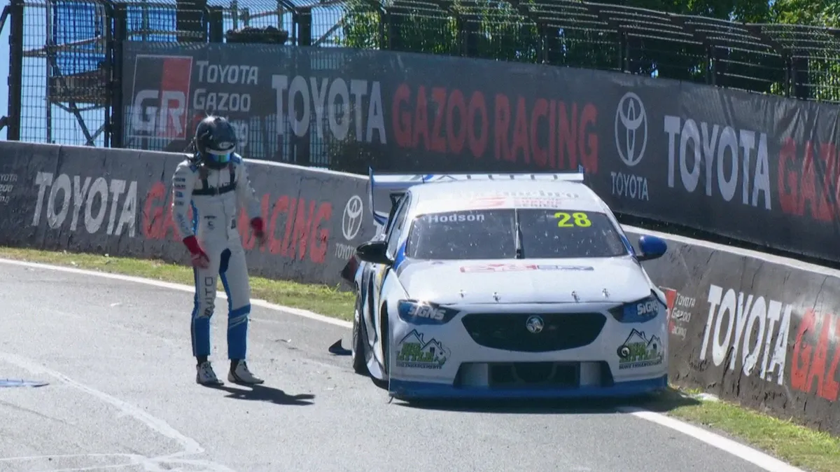 Gomersall Tops Bathurst Super2 Practice as Hodson Crashes Hard