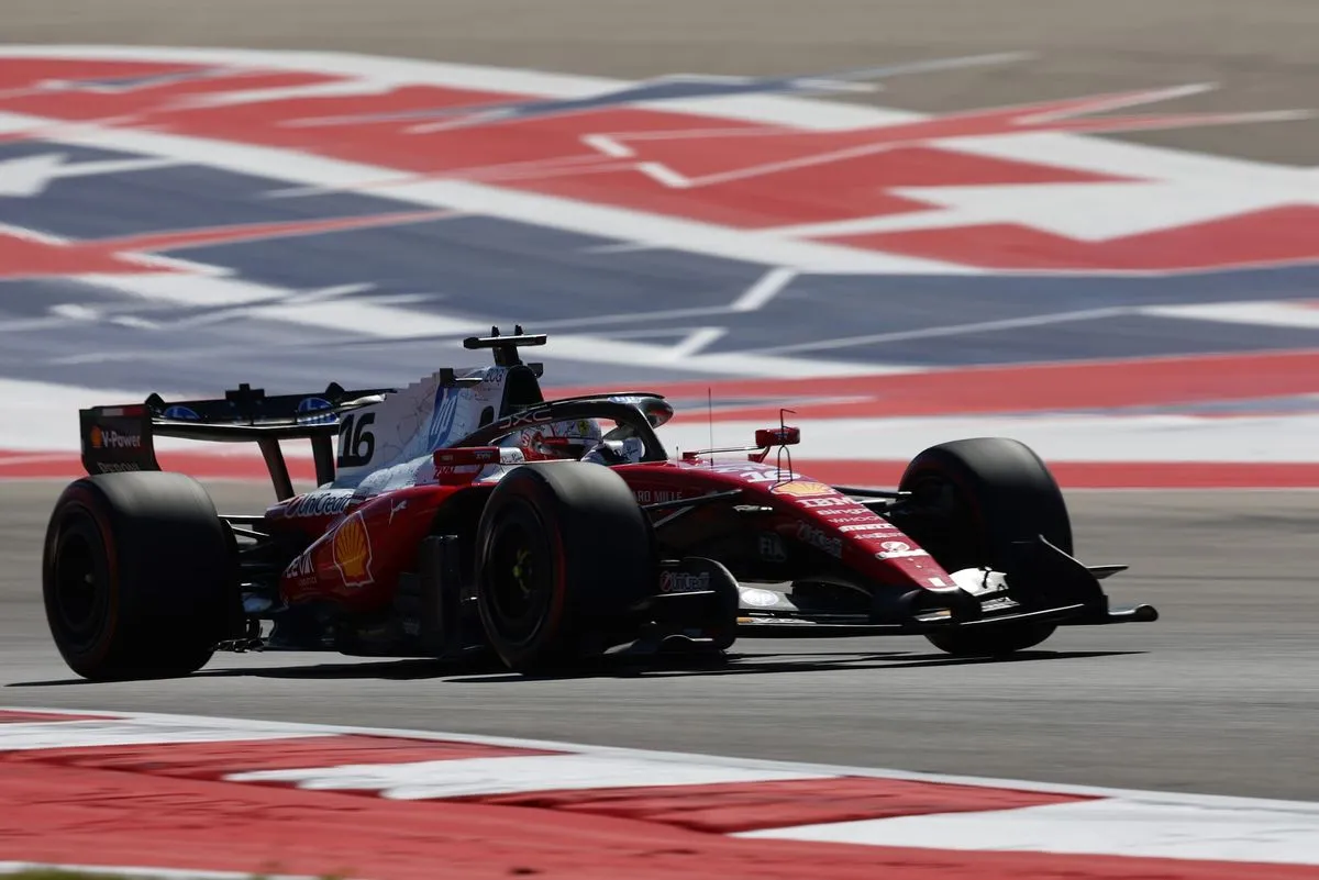 2026 F1 US GP Practice 2 Results: Charles Leclerc Tops Timesheet in Austin