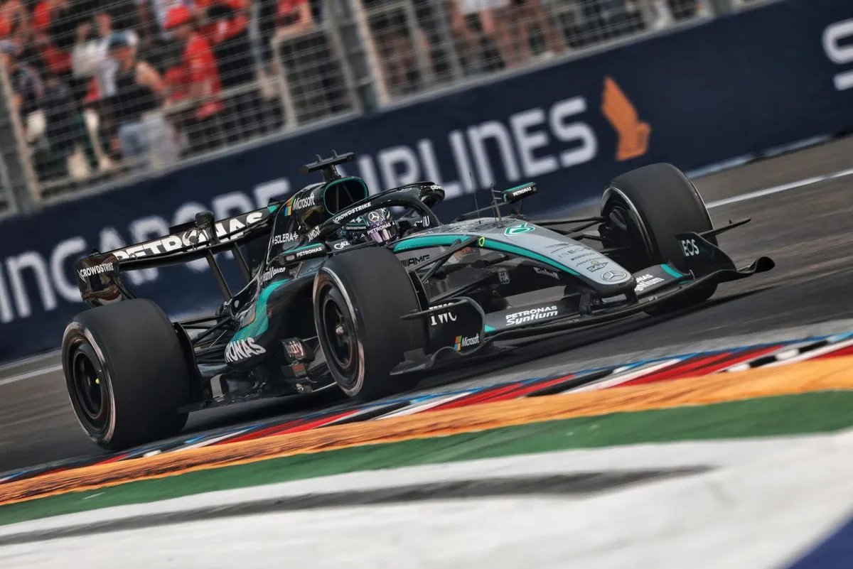 Russell Tops Singapore Practice As Mercedes Runs Split Specs